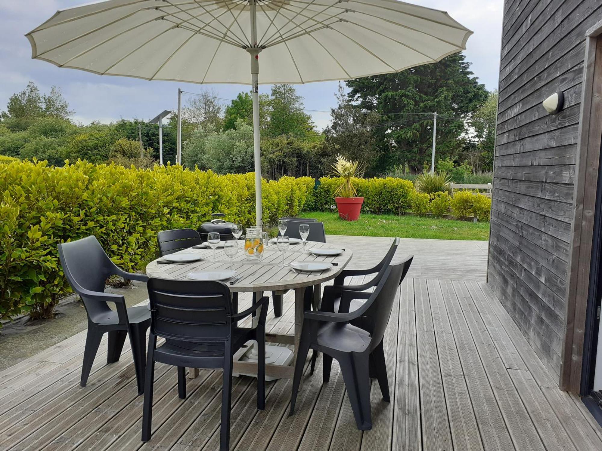 Roscaroc Enez Hir - Charmant T4 Proche Plage Ploudalmezeau ภายนอก รูปภาพ